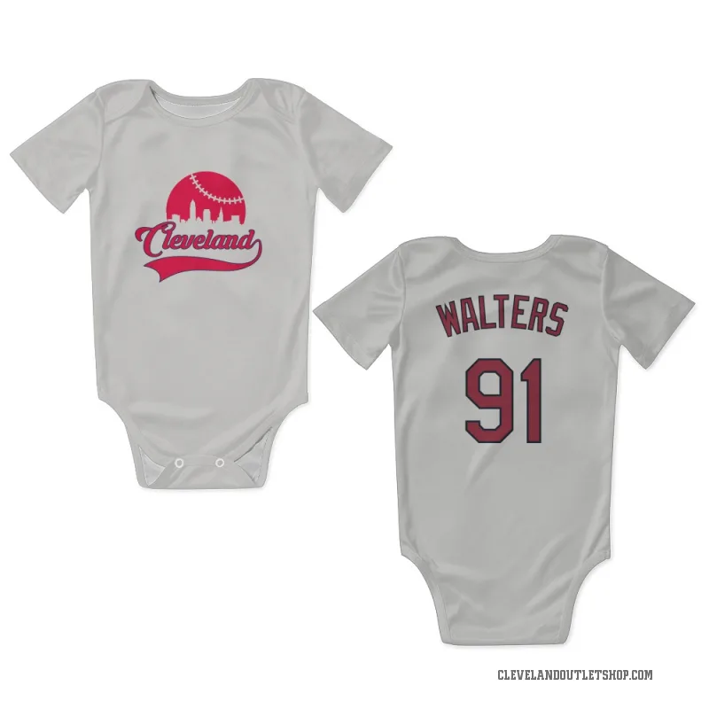 Andrew Walters  White Cleveland Guardians  Newborn & Infant Bodysuit