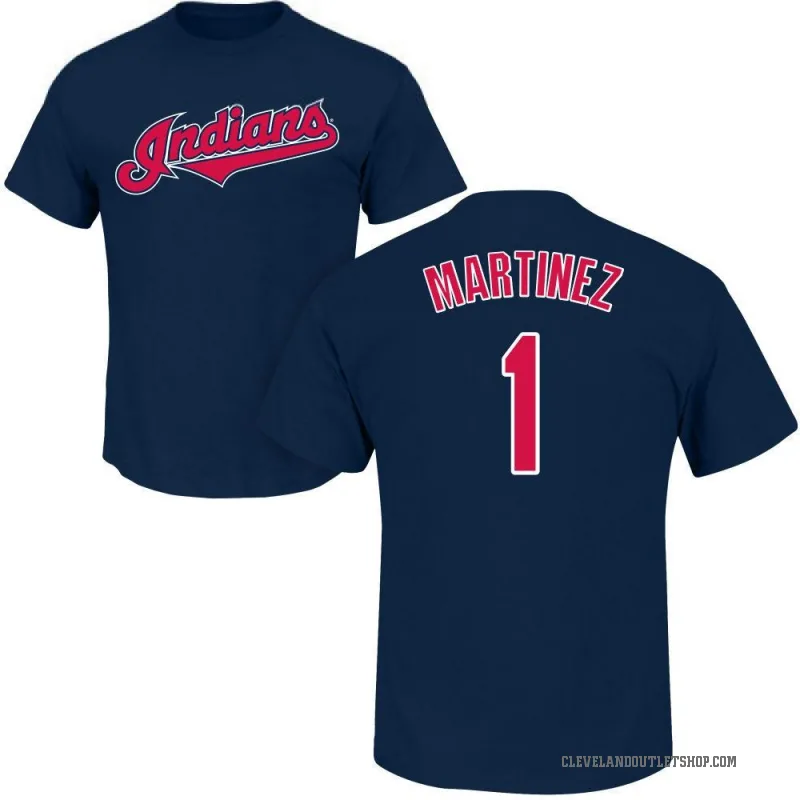 Angel Martinez Youth Navy Cleveland Guardians Roster T-Shirt -