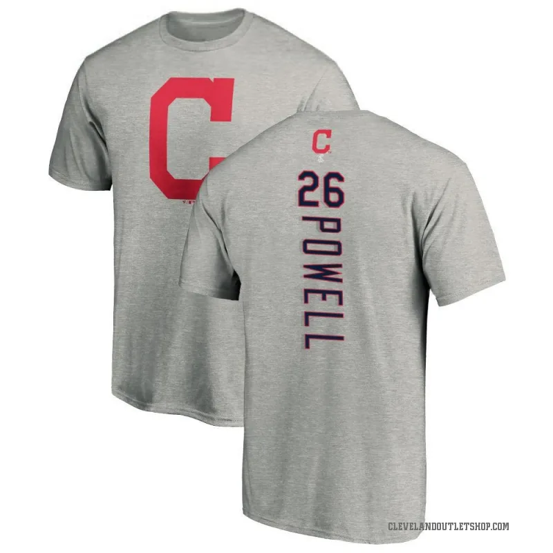 Boog Powell Men's Ash Cleveland Guardians Backer T-Shirt -