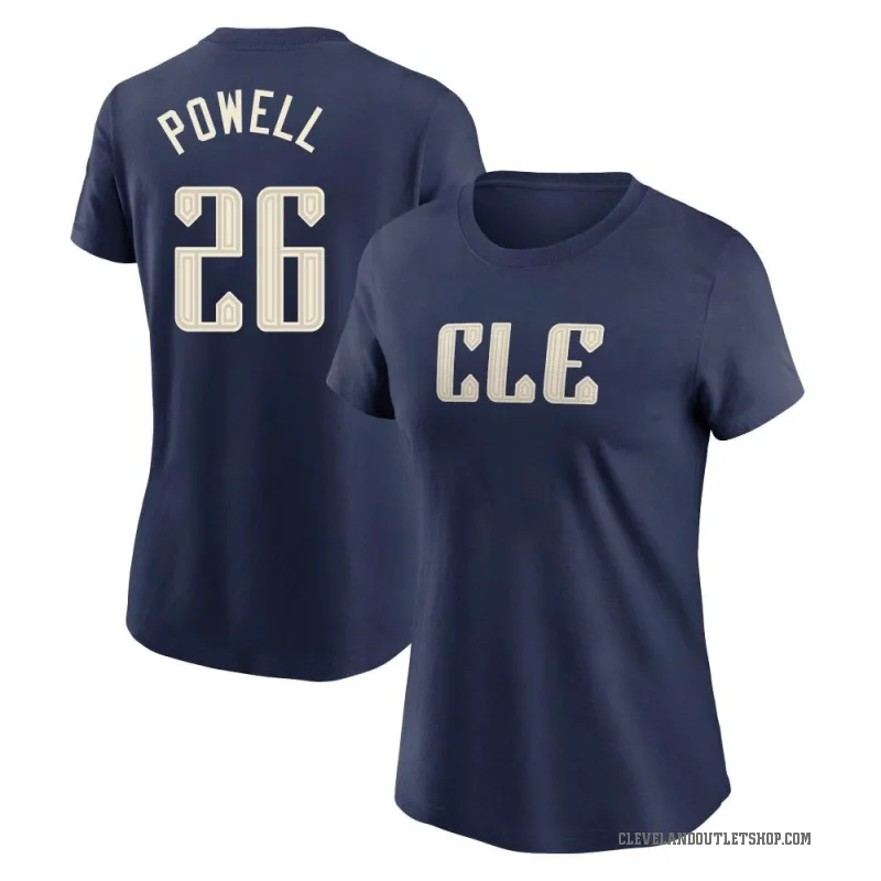 Boog Powell Women's Navy Cleveland Guardians 2024 City Connect T-Shirt