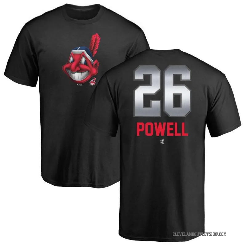 Boog Powell Youth Black Cleveland Guardians Midnight Mascot T-Shirt -