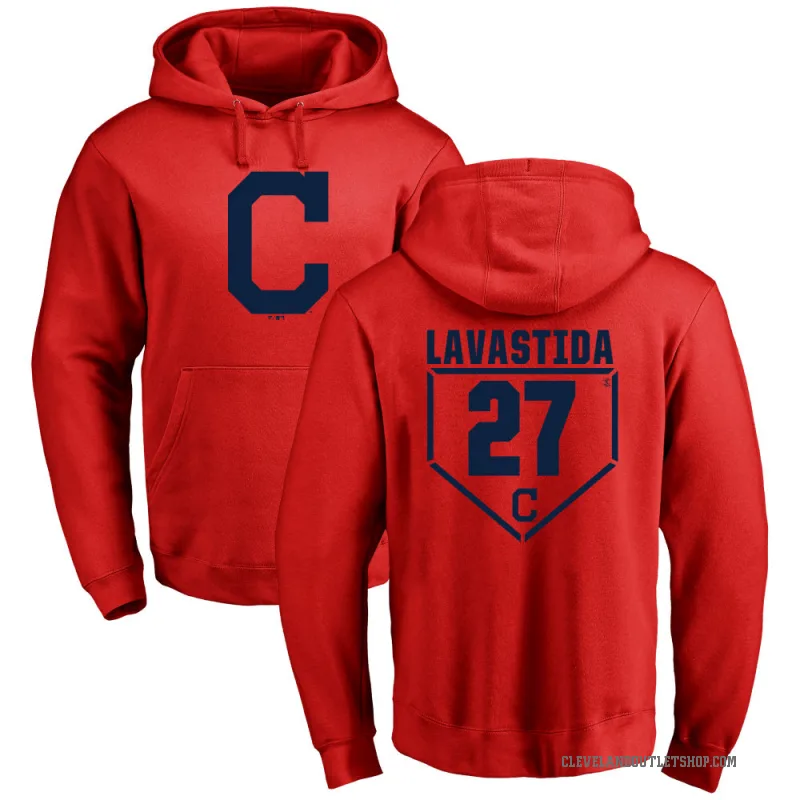 Bryan Lavastida Men's Red Cleveland Guardians Branded RBI Pullover Hoodie -