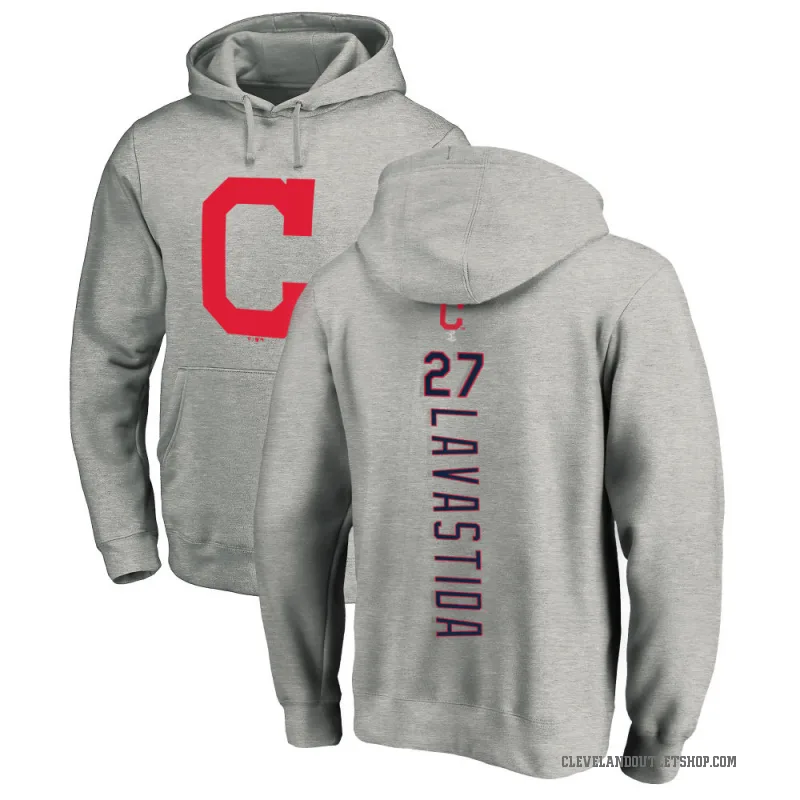 Bryan Lavastida Youth Cleveland Guardians Ash Backer Pullover Hoodie