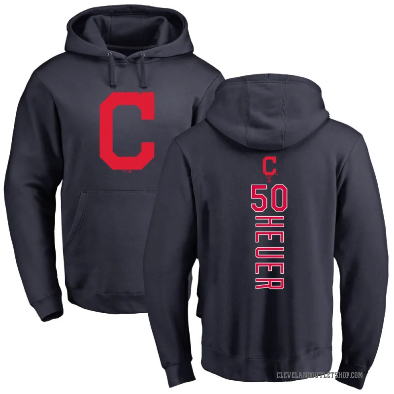 Codi Heuer Men's Navy Cleveland Guardians Backer Pullover Hoodie