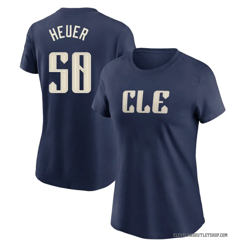 Codi Heuer Women's Navy Cleveland Guardians 2024 City Connect T-Shirt