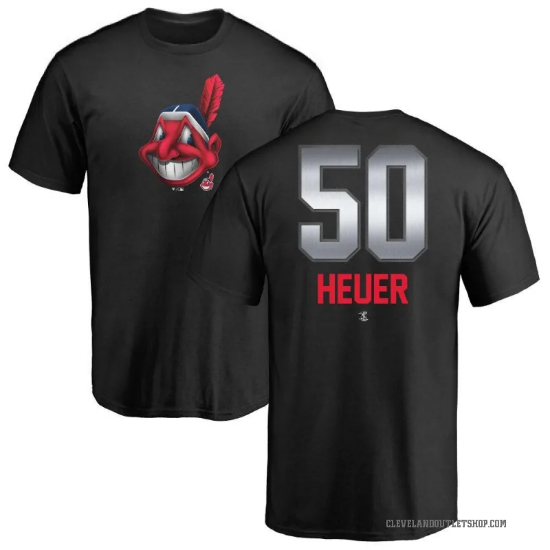 Codi Heuer Youth Black Cleveland Guardians Midnight Mascot T-Shirt -