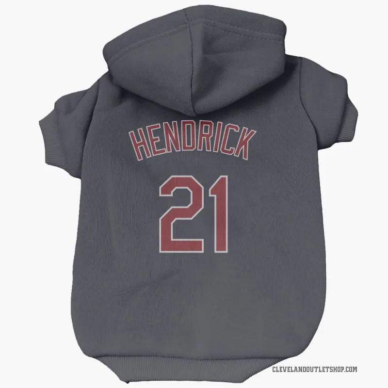 George Hendrick  Navy Cleveland Guardians  Cat & Dog Pet Hoodie