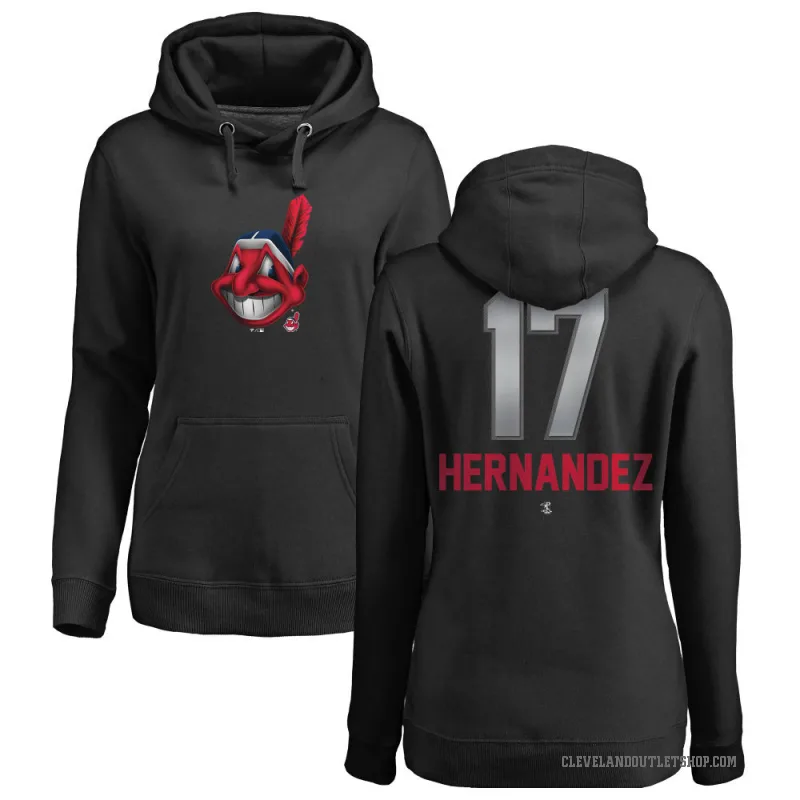 Keith Hernandez Women's Black Cleveland Guardians Branded Midnight Mascot Pullover Hoodie -