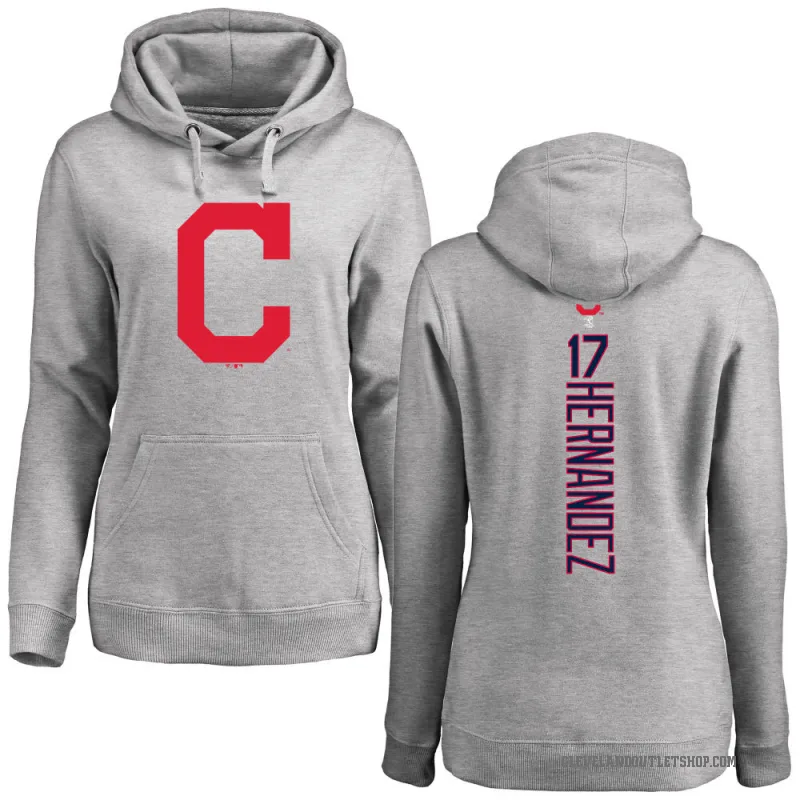 Keith Hernandez Women's Cleveland Guardians Ash Backer Pullover Hoodie