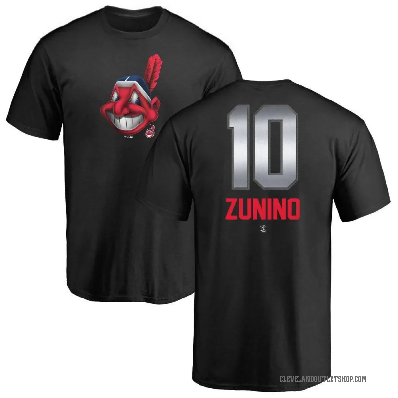 Mike Zunino Men's Black Cleveland Guardians Midnight Mascot T-Shirt -