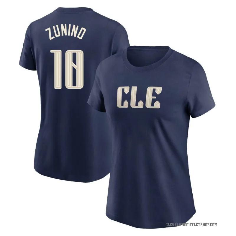Mike Zunino Women's Navy Cleveland Guardians 2024 City Connect T-Shirt