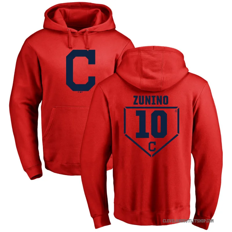 Mike Zunino Youth Red Cleveland Guardians Branded RBI Pullover Hoodie -