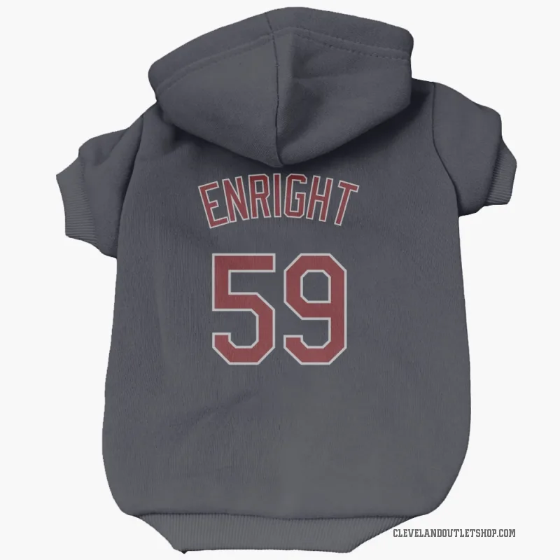 Nic Enright  Navy Cleveland Guardians  Cat & Dog Pet Hoodie