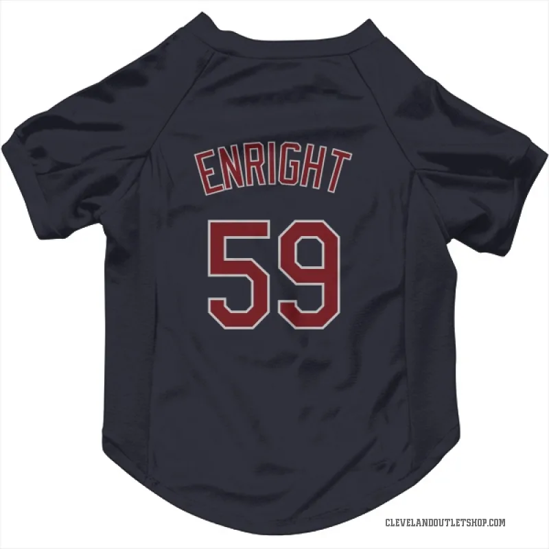 Nic Enright  Navy Cleveland Guardians  Cat & Dog Pet Jersey