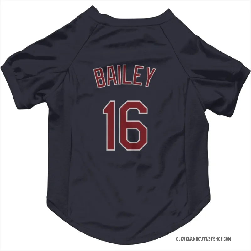 Patrick Bailey  Navy Cleveland Guardians  Cat & Dog Pet Jersey