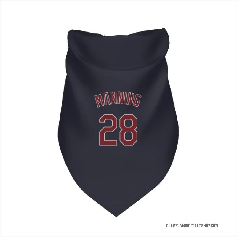 Rick Manning  Navy Cleveland Guardians  Cat & Dog Pet Bandana