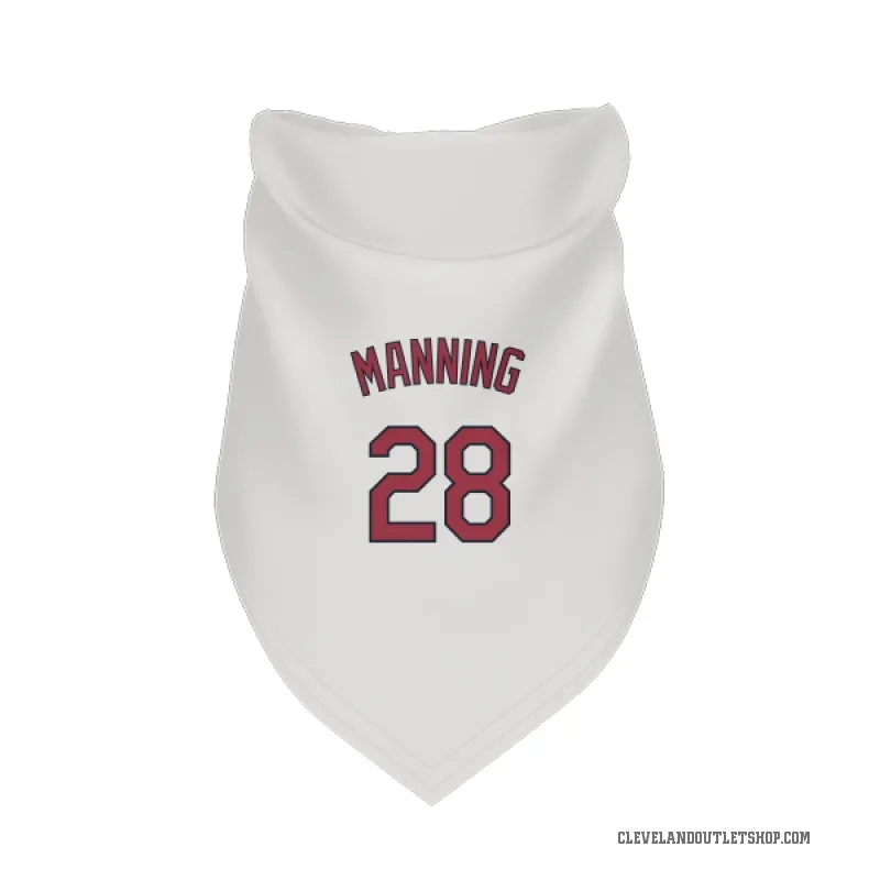 Rick Manning  White Cleveland Guardians  Cat & Dog Pet Bandana