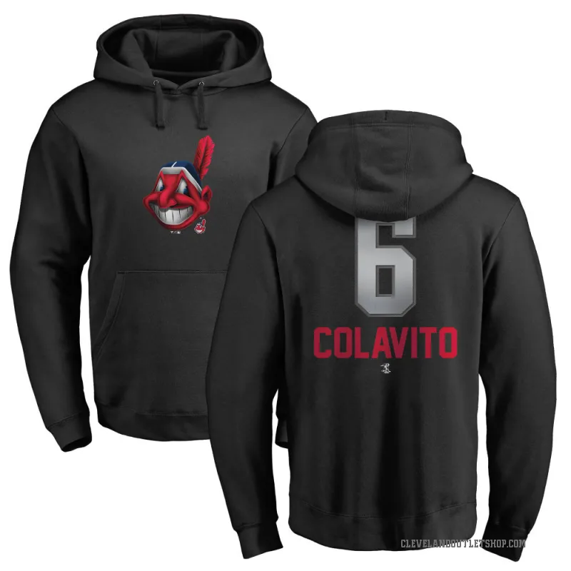 Rocky Colavito Men's Black Cleveland Guardians Branded Midnight Mascot Pullover Hoodie -