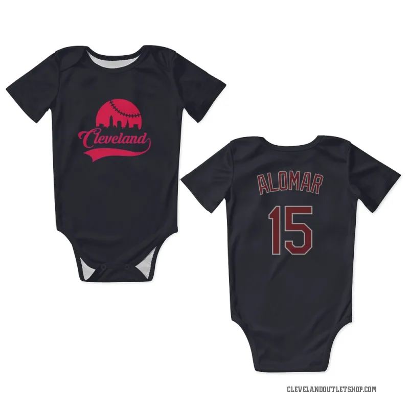 Sandy Alomar  Navy Cleveland Guardians  Newborn & Infant Bodysuit