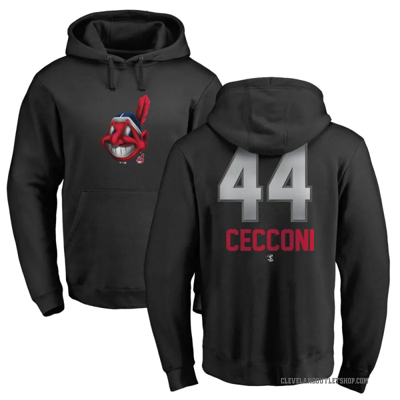 Slade Cecconi Youth Black Cleveland Guardians Branded Midnight Mascot Pullover Hoodie -