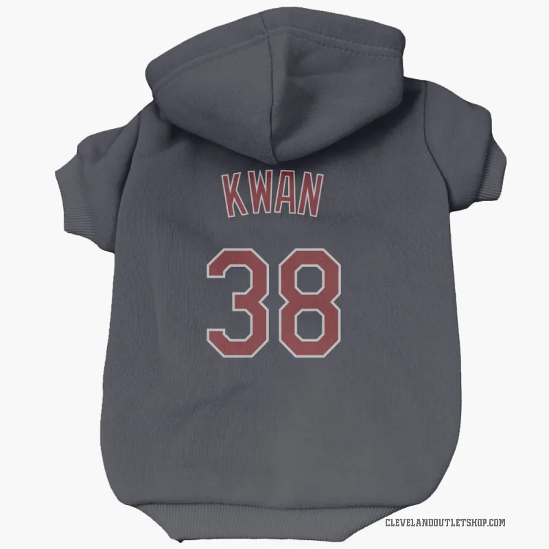 Steven Kwan  Navy Cleveland Guardians  Cat & Dog Pet Hoodie