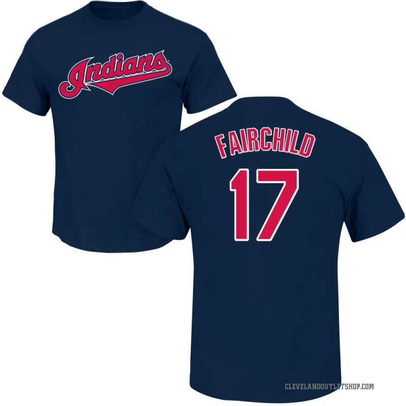 Stuart Fairchild Men's Navy Cleveland Guardians Roster T-Shirt -