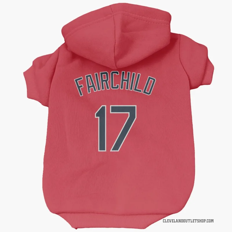 Stuart Fairchild  Red Cleveland Guardians  Cat & Dog Pet Hoodie