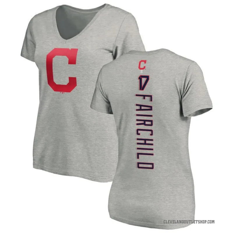 Stuart Fairchild Women's Ash Cleveland Guardians Backer Slim Fit T-Shirt -