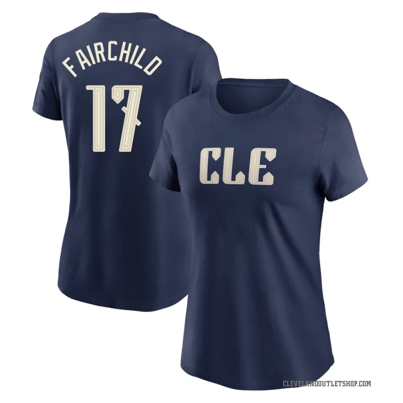 Stuart Fairchild Women's Navy Cleveland Guardians 2024 City Connect T-Shirt