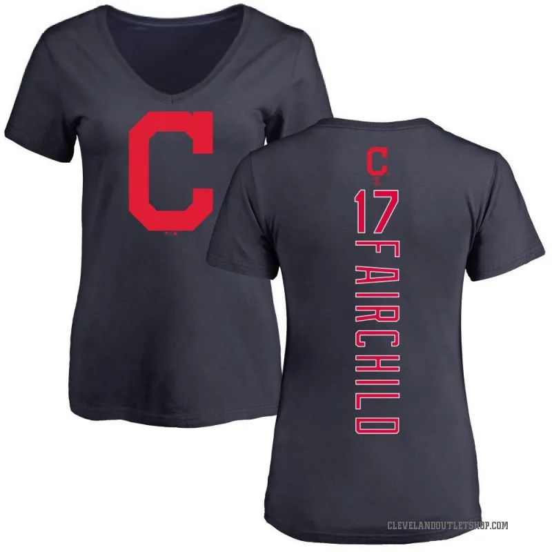 Stuart Fairchild Women's Navy Cleveland Guardians Backer Slim Fit T-Shirt -