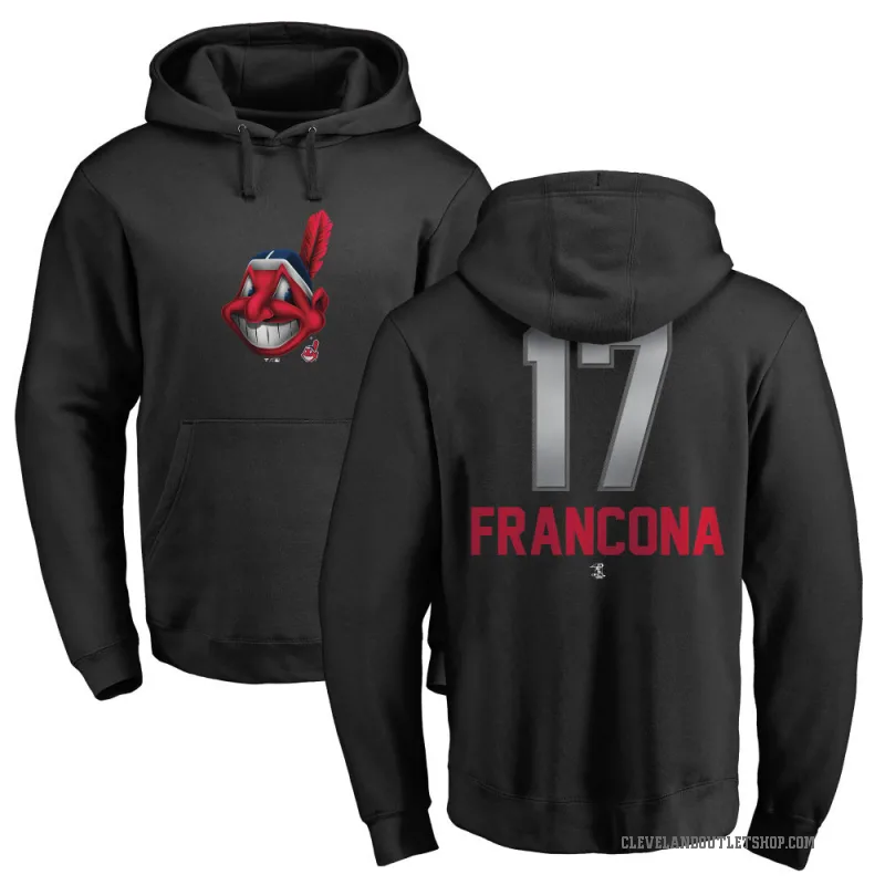 Terry Francona Men's Black Cleveland Guardians Branded Midnight Mascot Pullover Hoodie -