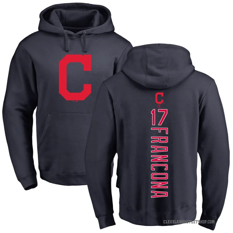 Terry Francona Men's Navy Cleveland Guardians Backer Pullover Hoodie
