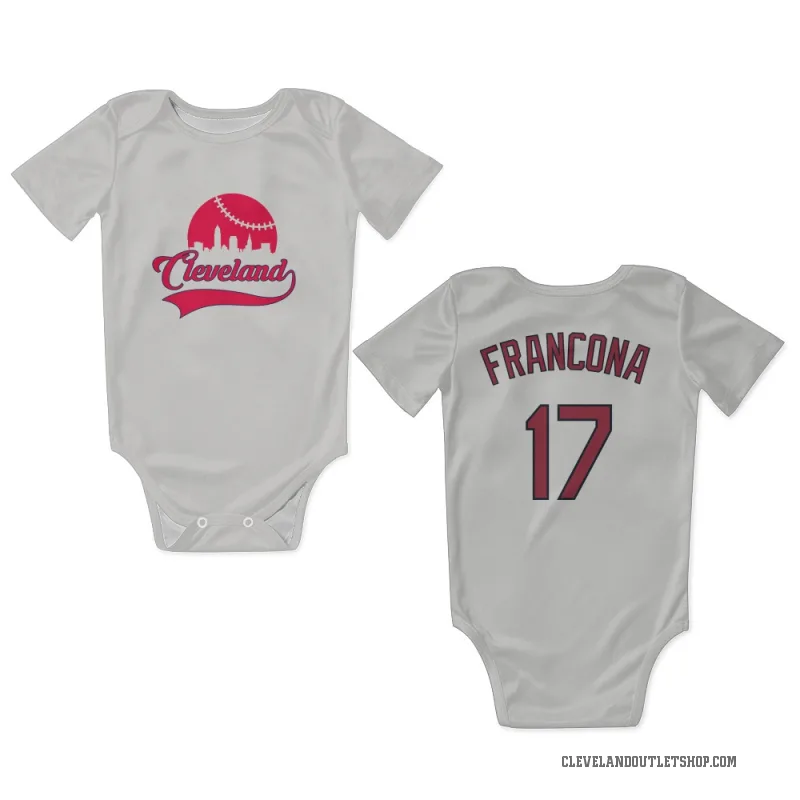 Terry Francona  White Cleveland Guardians  Newborn & Infant Bodysuit