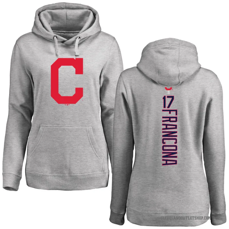 Terry Francona Women's Cleveland Guardians Ash Backer Pullover Hoodie