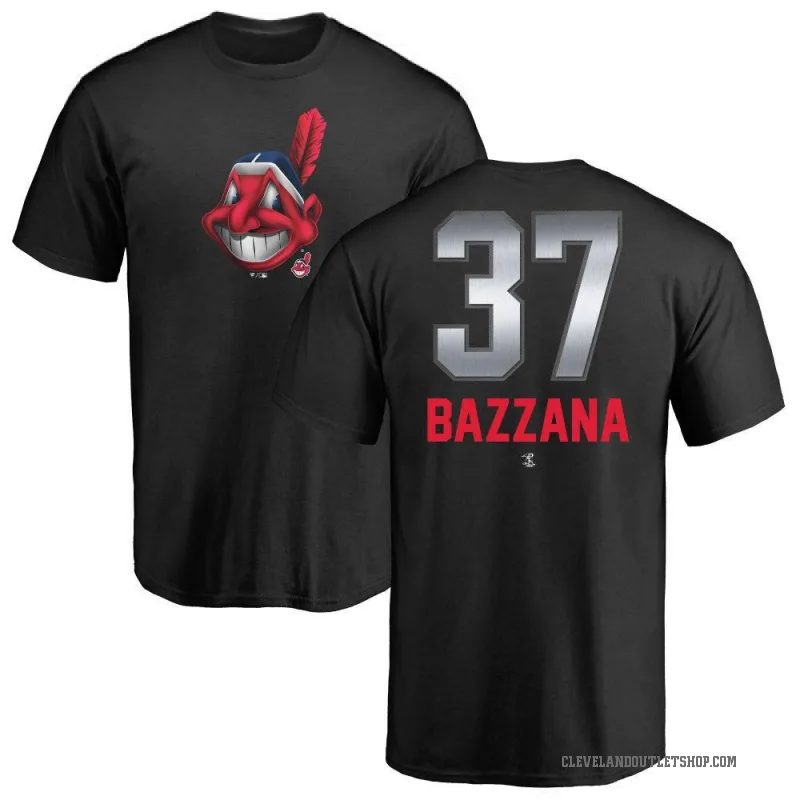 Travis Bazzana Men's Black Cleveland Guardians Midnight Mascot T-Shirt -
