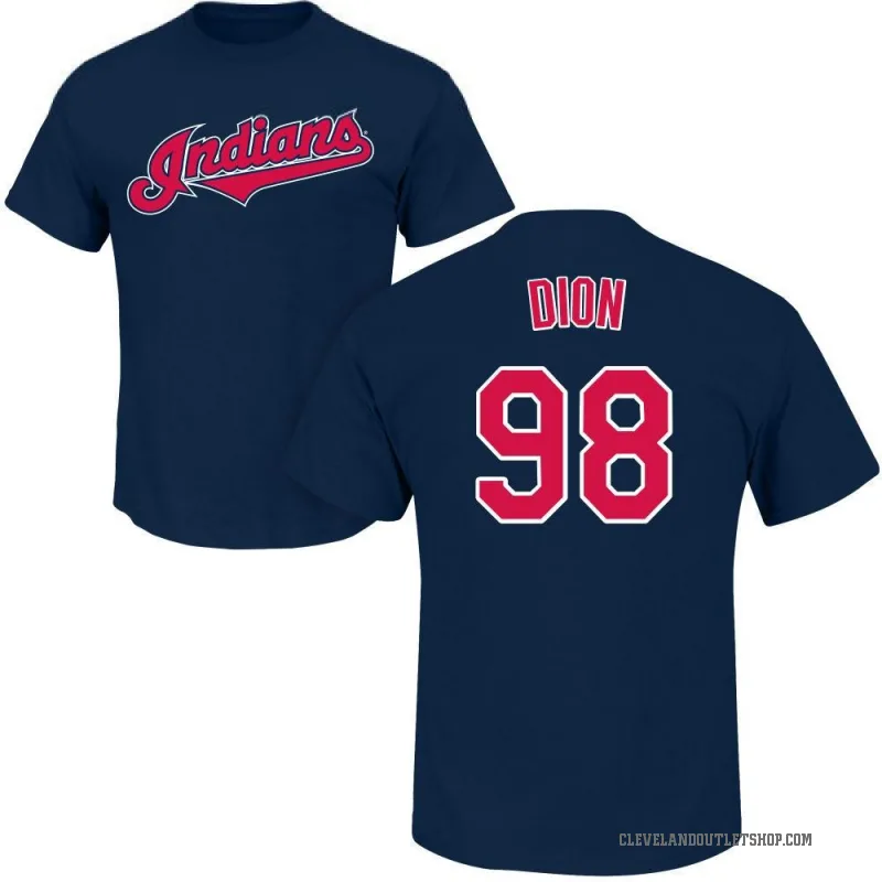 Will Dion Men's Navy Cleveland Guardians Roster T-Shirt -