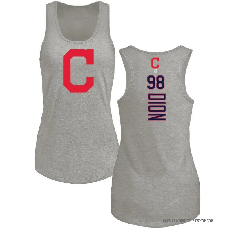 Will Dion Women's Ash Cleveland Guardians Backer Tank Top -