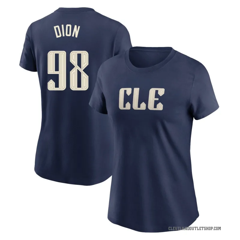 Will Dion Women's Navy Cleveland Guardians 2024 City Connect T-Shirt
