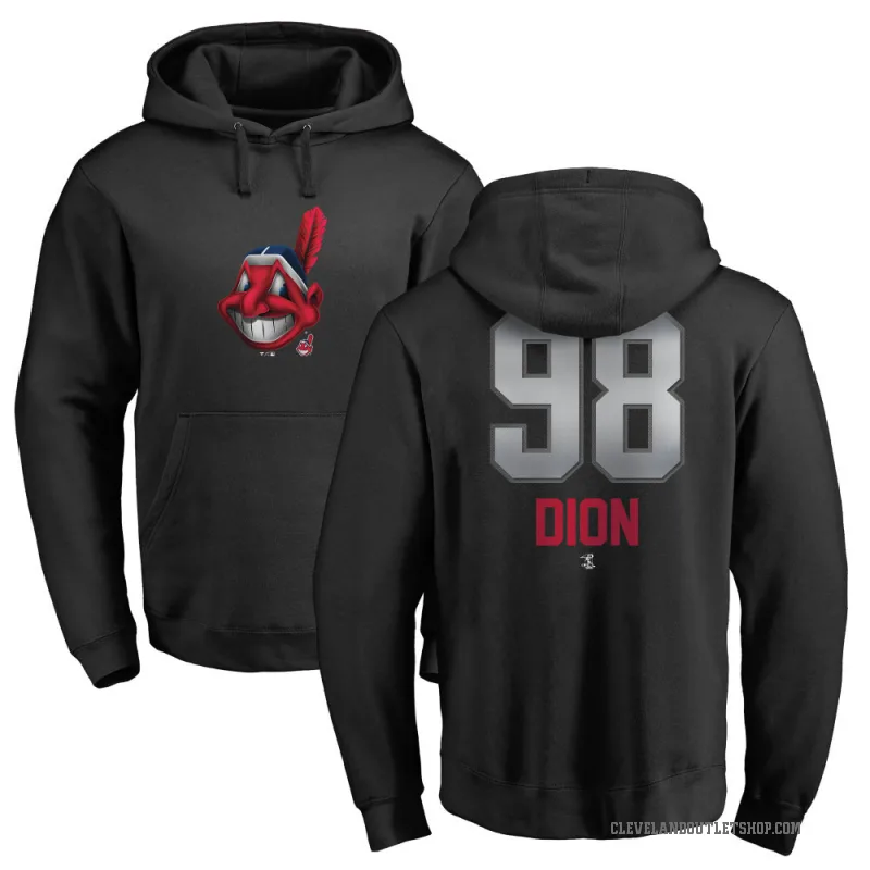 Will Dion Youth Black Cleveland Guardians Branded Midnight Mascot Pullover Hoodie -