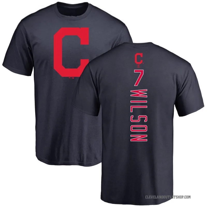 Will Wilson Men's Navy Cleveland Guardians Backer T-Shirt -