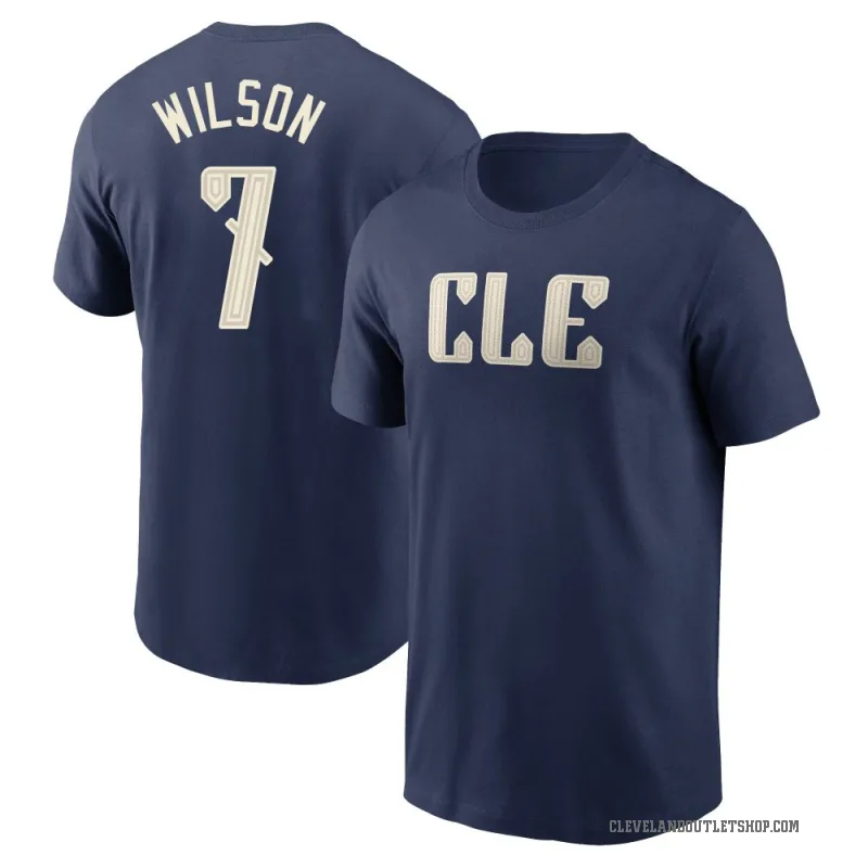 Will Wilson Youth Navy Cleveland Guardians 2024 City Connect T-Shirt